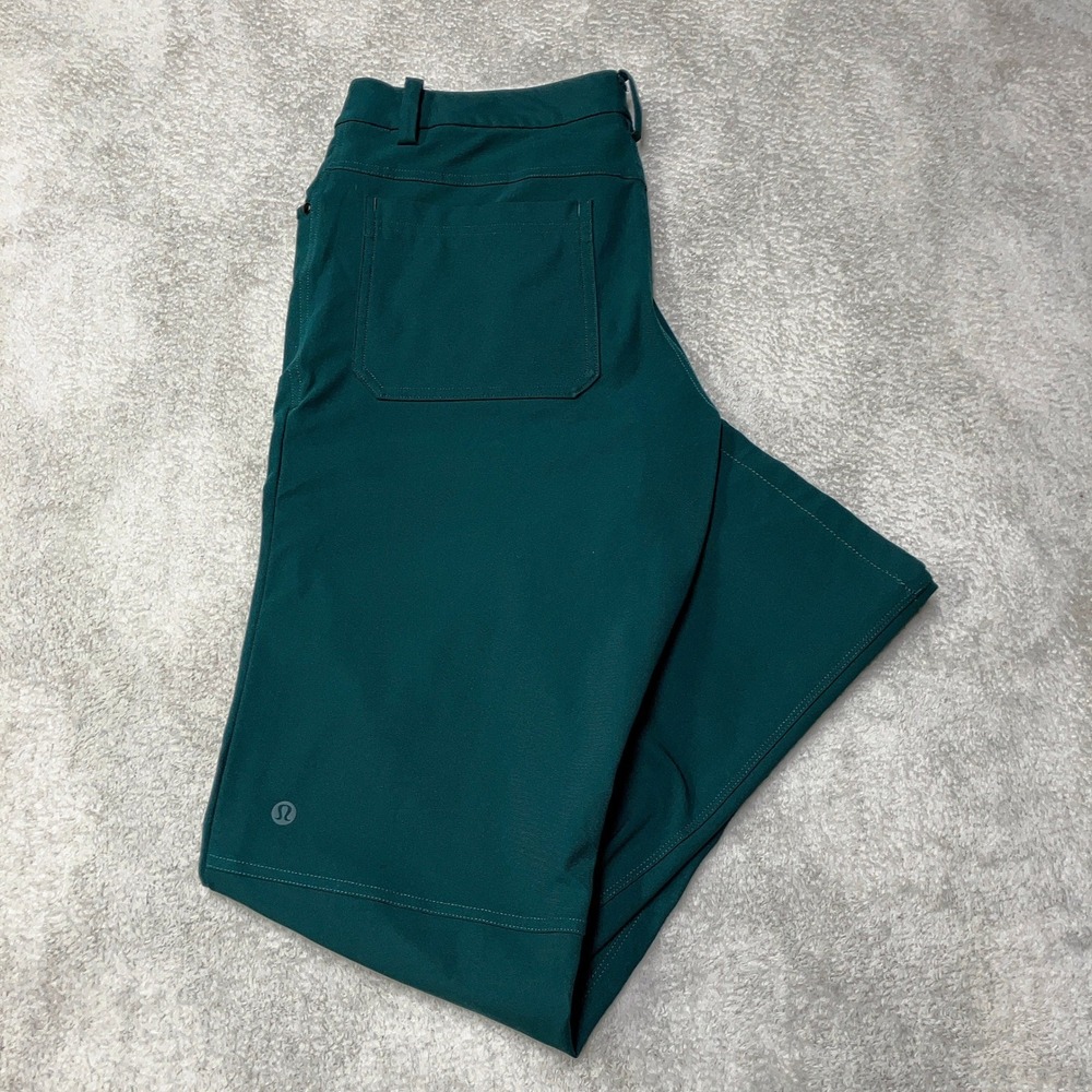 Lululemon ABC Pant Classic Fit Dark Teal Green Warpstreme Mens 30x30